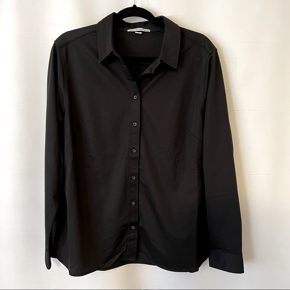 Port Authority Black Button-up Shirt
